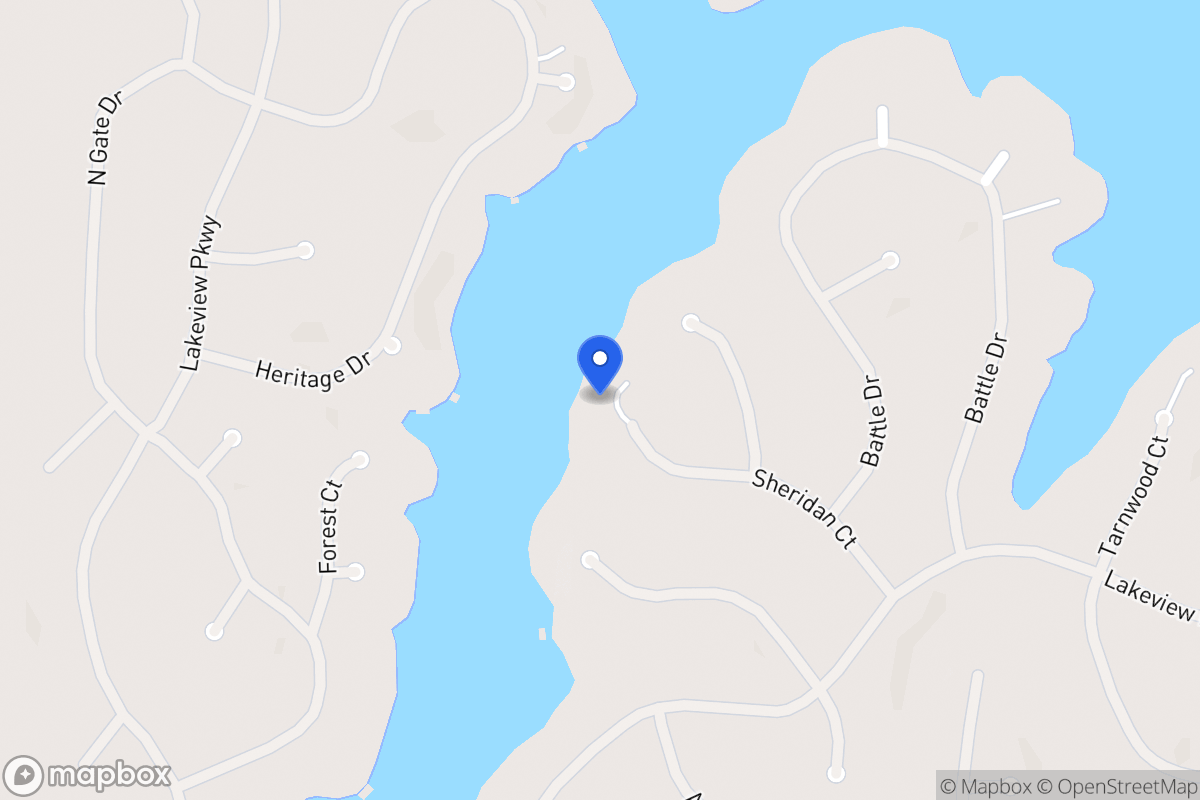 Map of 2335 Sheridan Ct