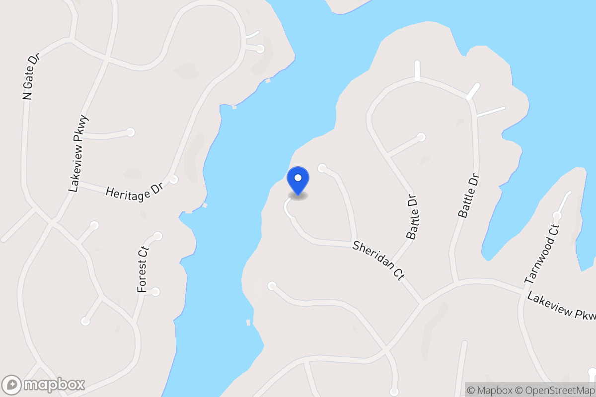 Map of 2336 Sheridan Ct