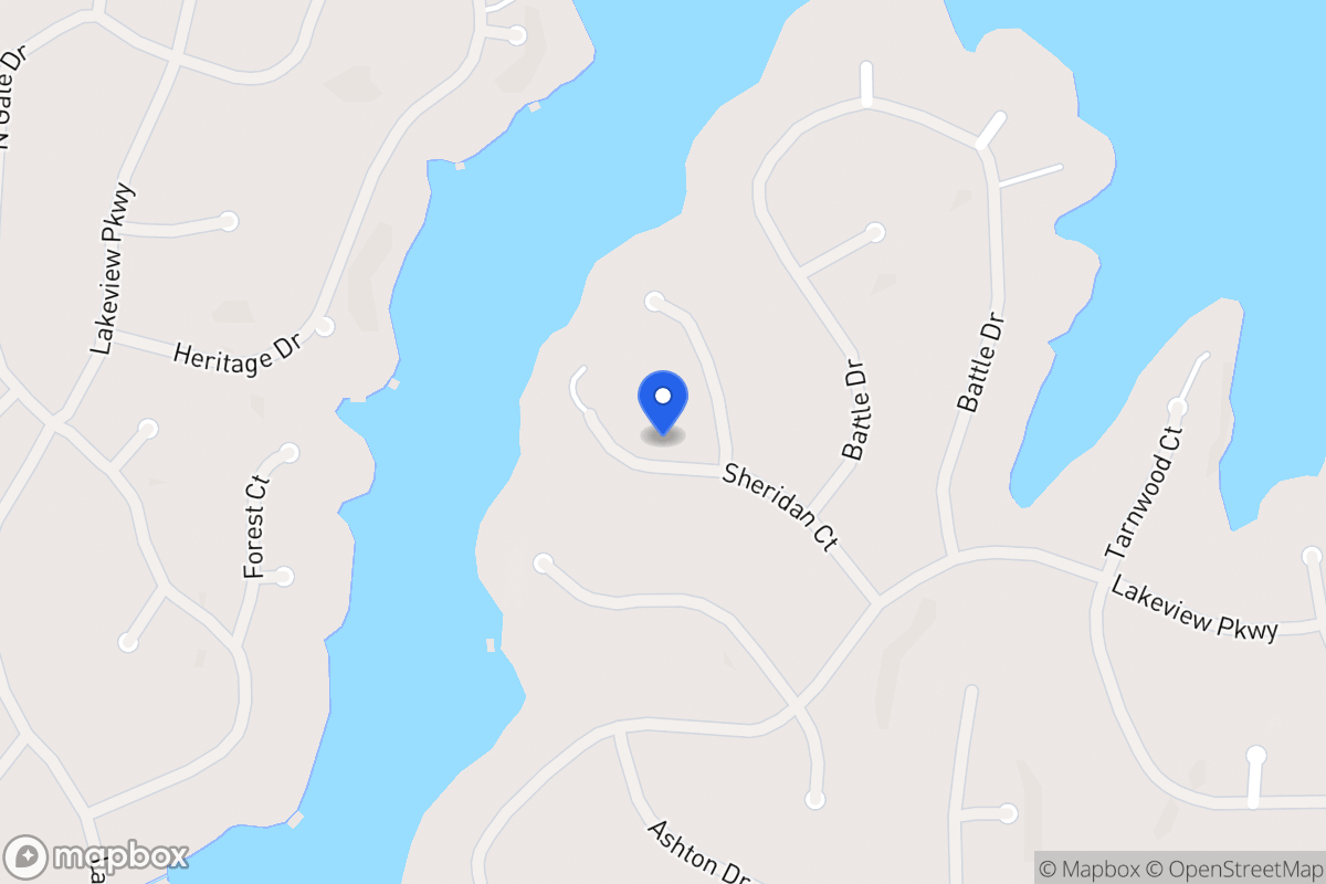 Map of 2339 Sheridan Ct