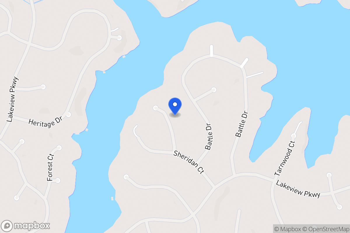Map of 2352 Bowwood Ct