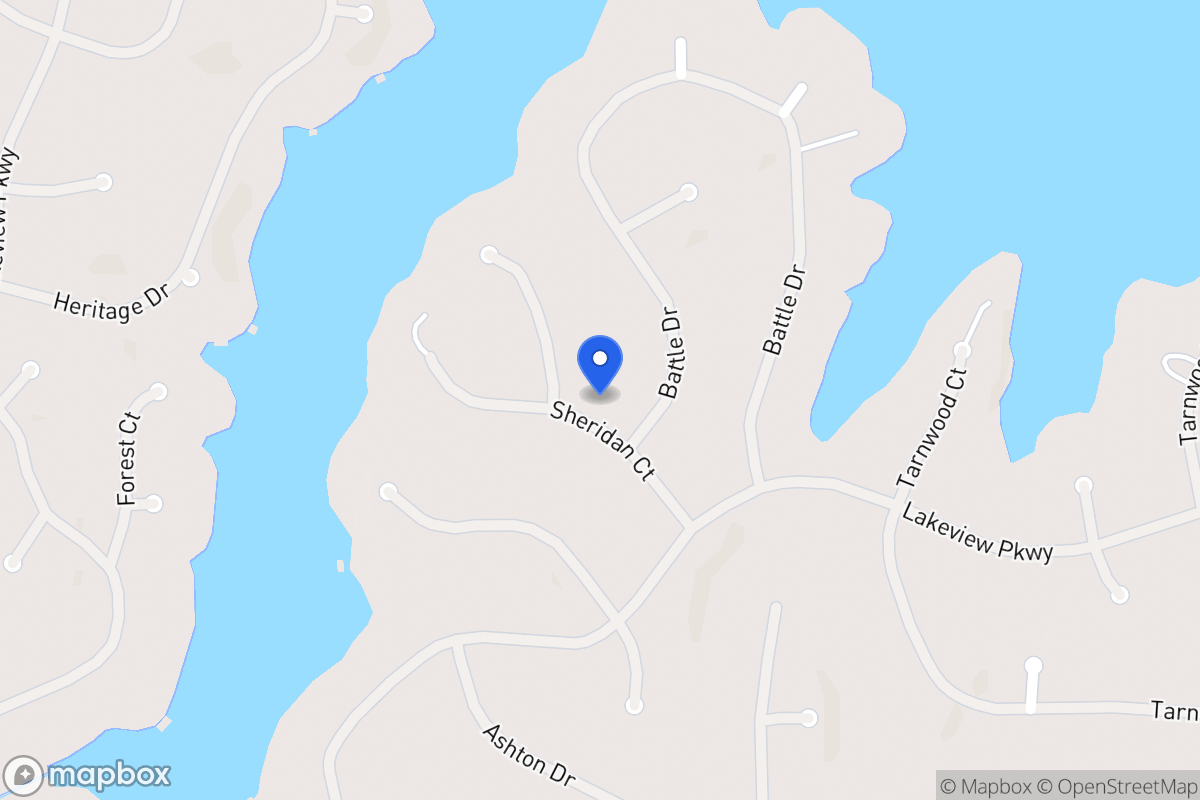 Map of 2357 Sheridan Ct