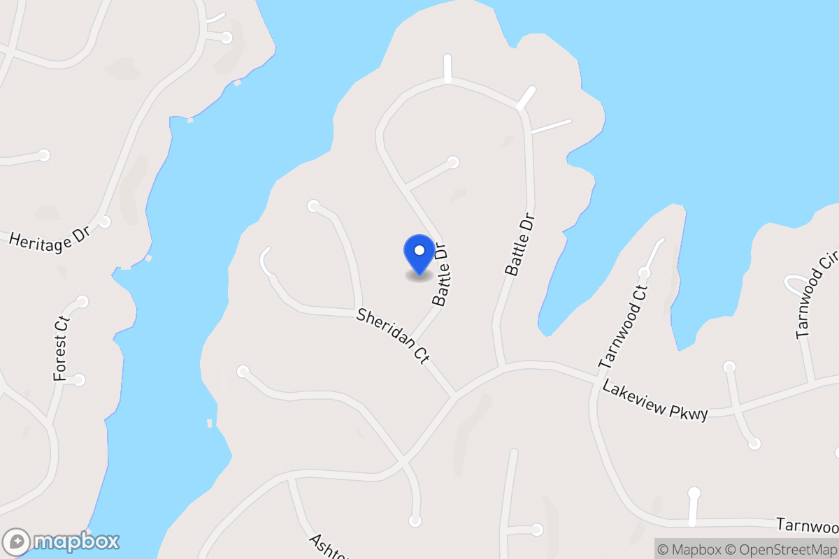 Map of 2359 Battle Dr