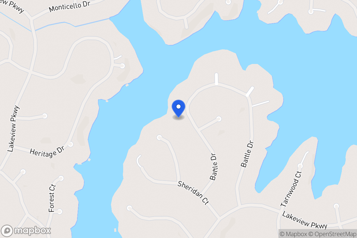 Map of 2367 Battle Dr