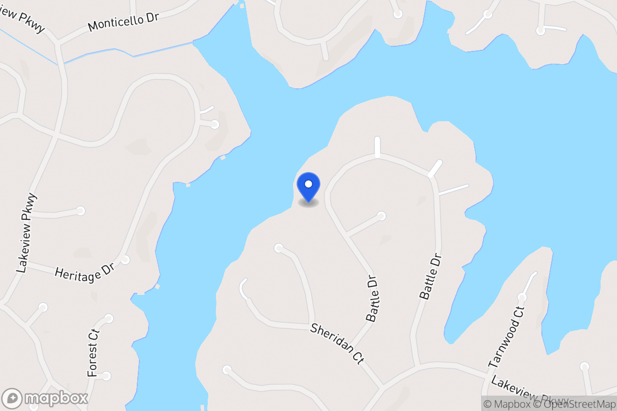 Map of 2368 Battle Dr