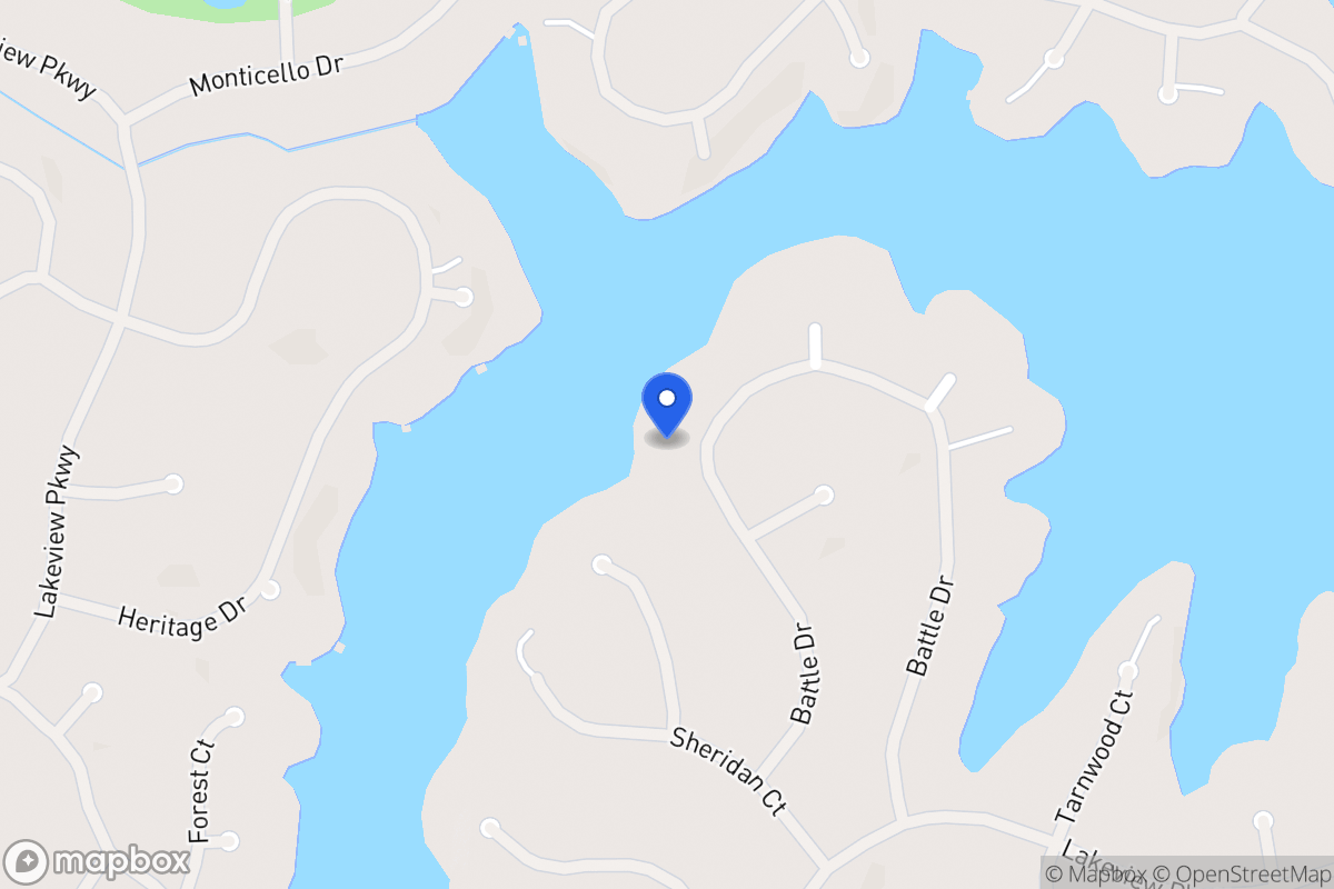 Map of 2369 Battle Dr