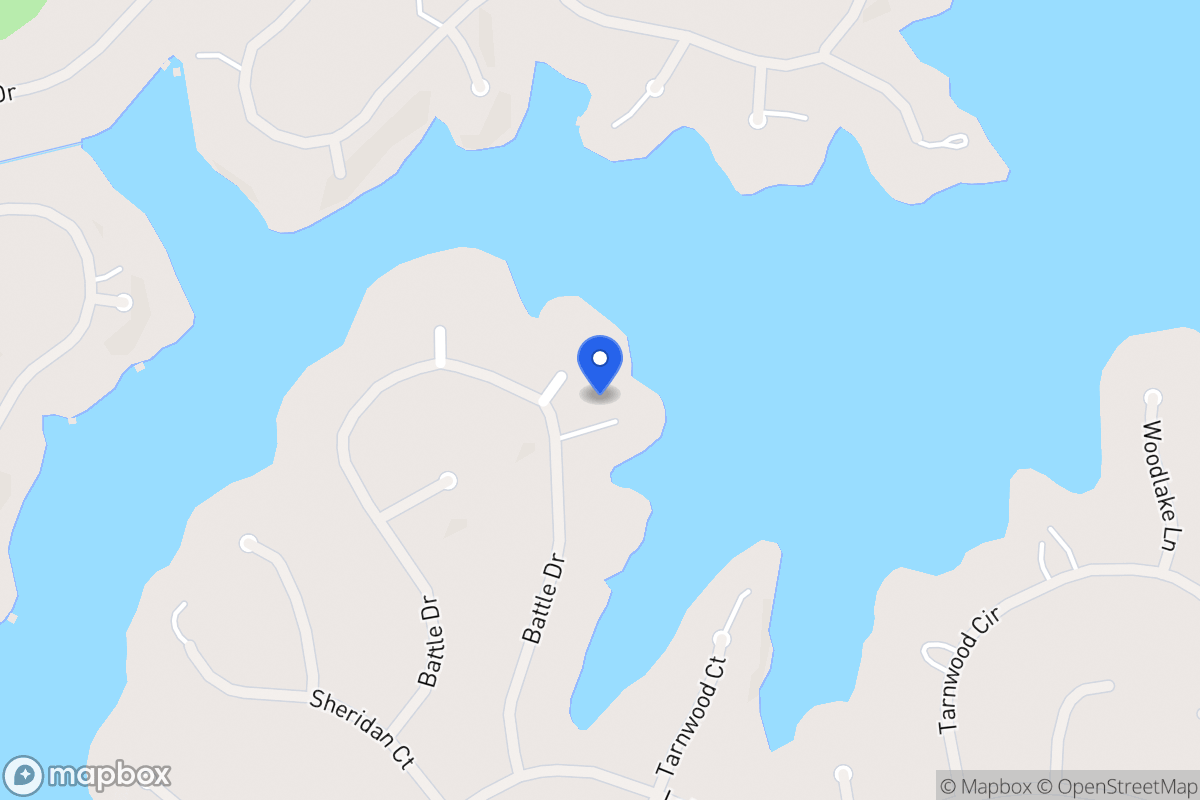 Map of 2384 Battle Dr