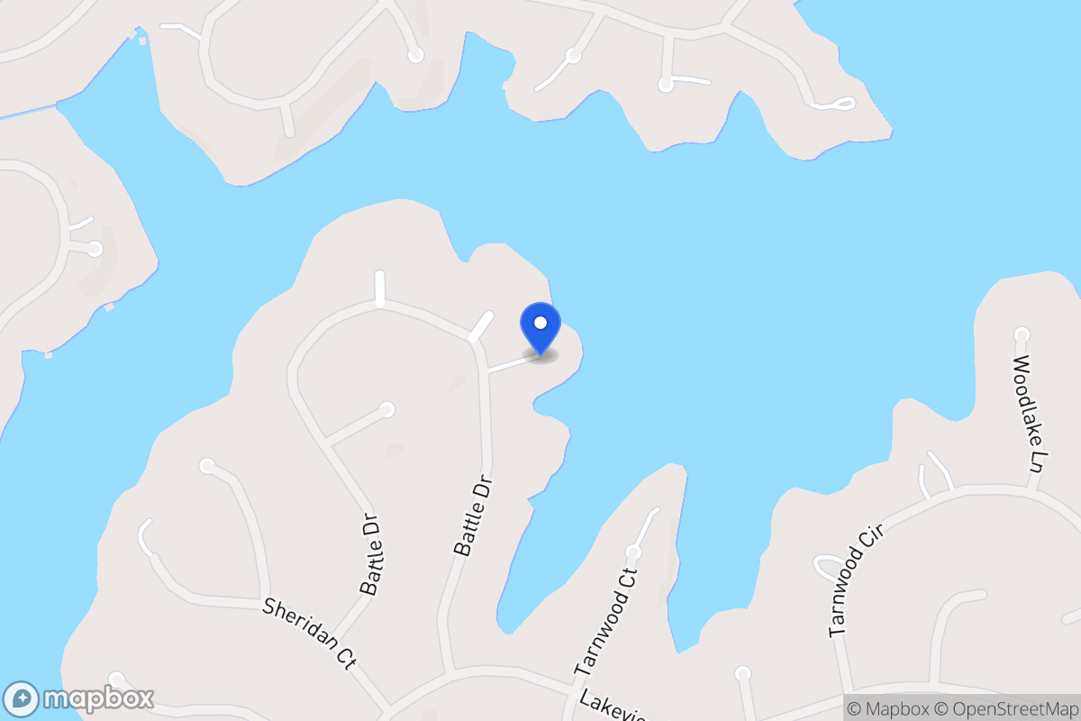 Map of 2385 Battle Dr