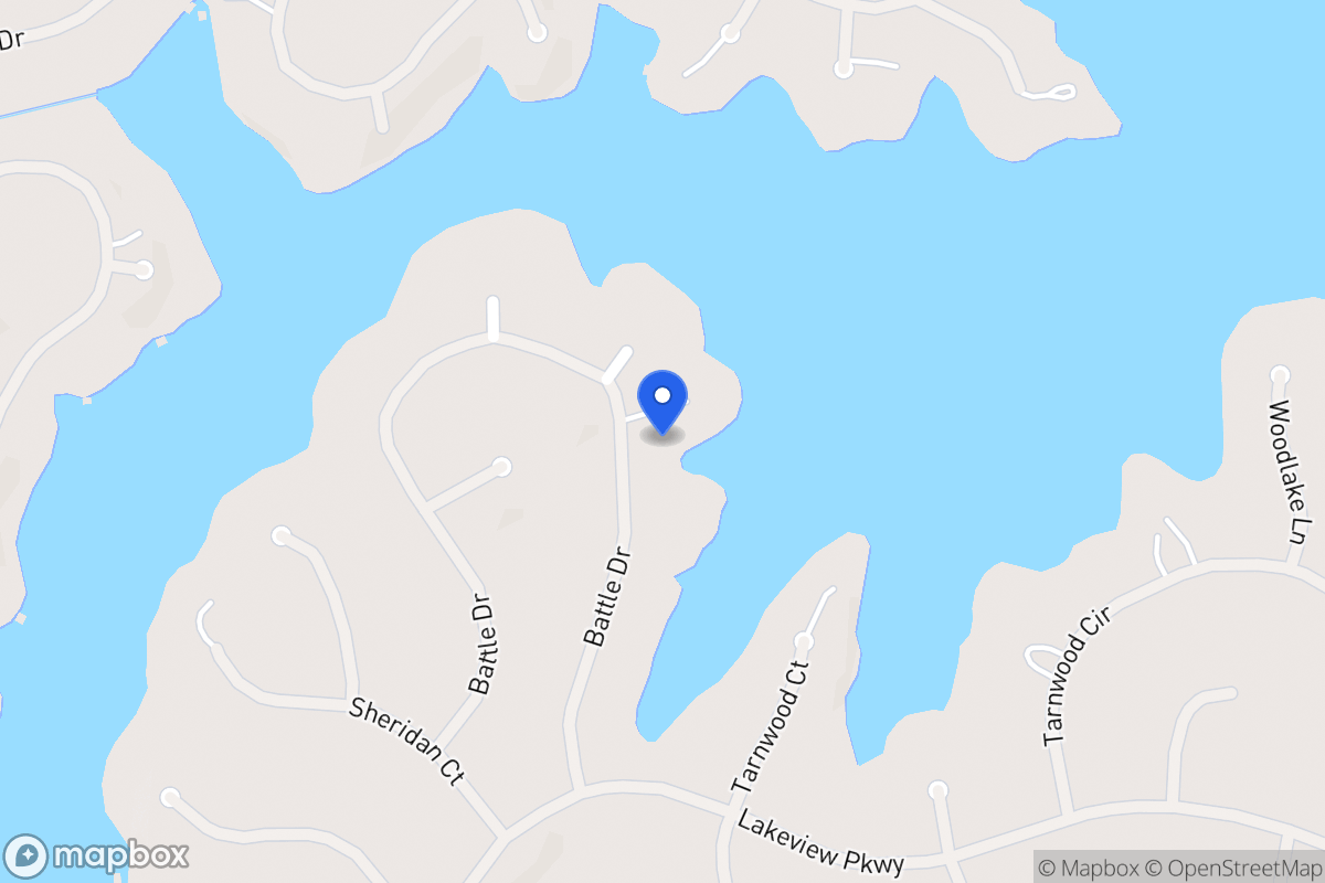 Map of 2386 Battle Dr