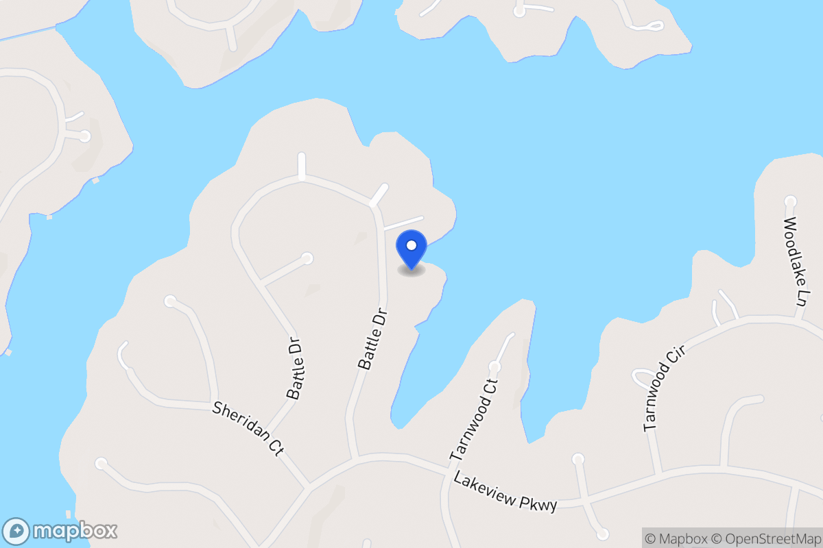 Map of 2387 Battle Dr