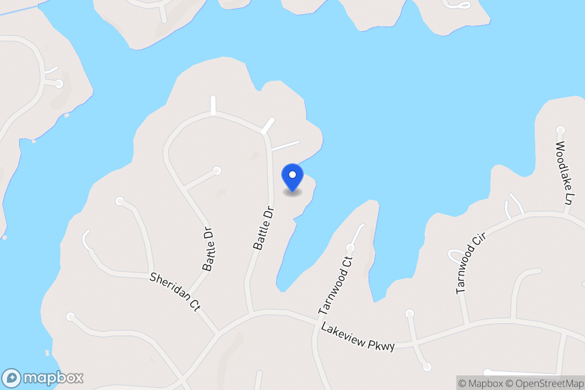 Map of 2388 Battle Dr