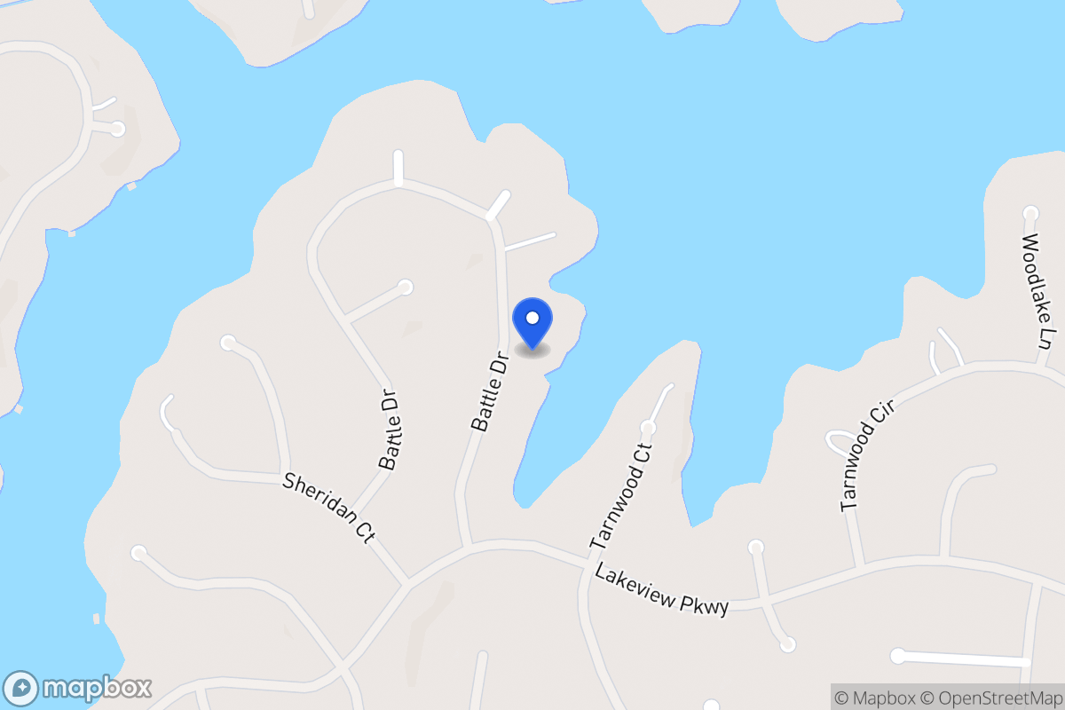 Map of 2389 Battle Dr