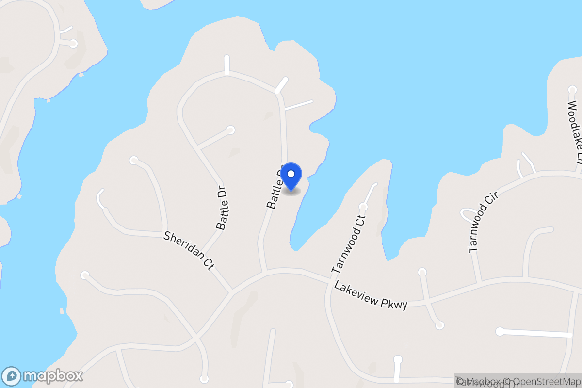 Map of 2391 Battle Dr