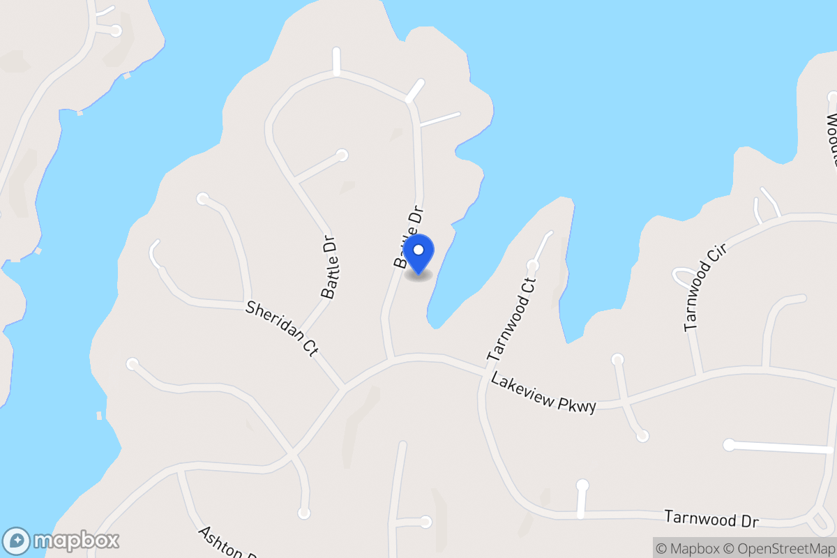 Map of 2393 Battle Dr