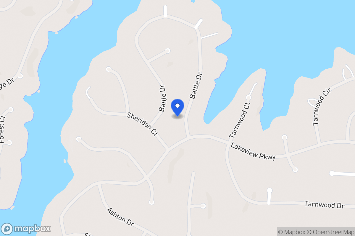Map of 2399 Battle Dr
