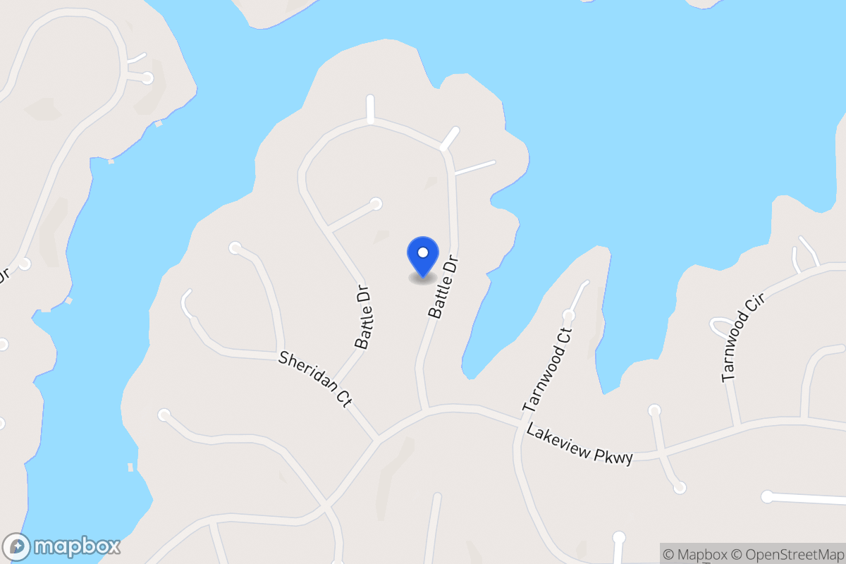 Map of 2404 Battle Dr