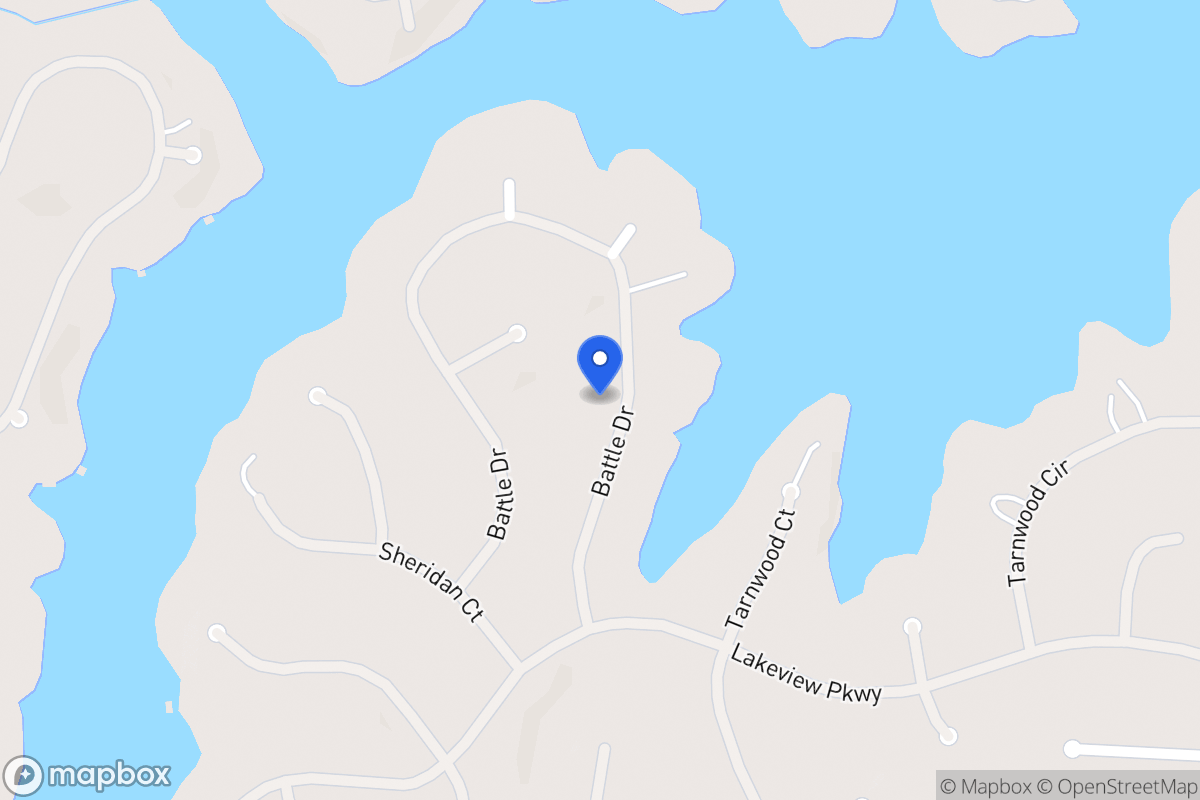 Map of 2406 Battle Dr