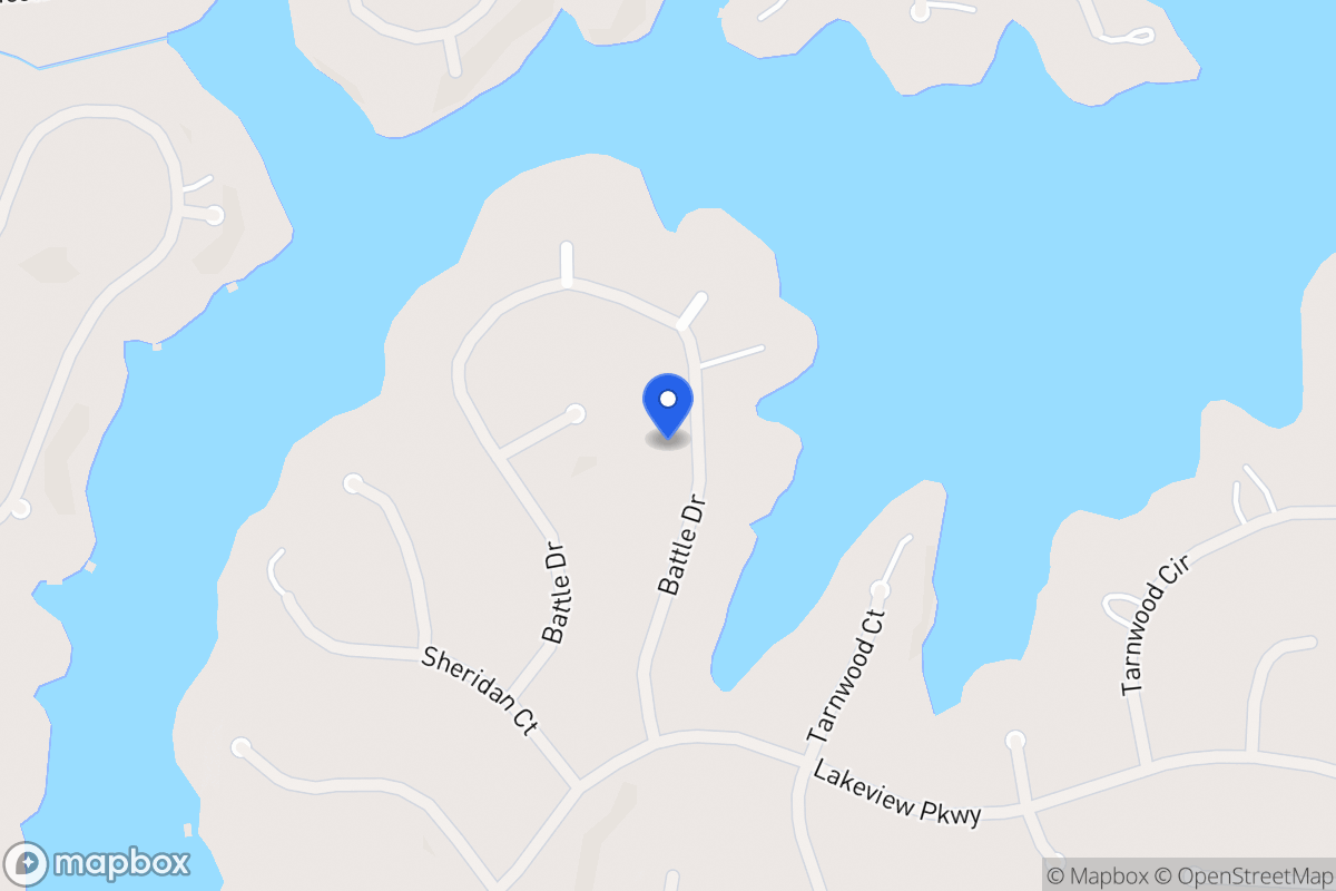 Map of 2408 Battle Dr