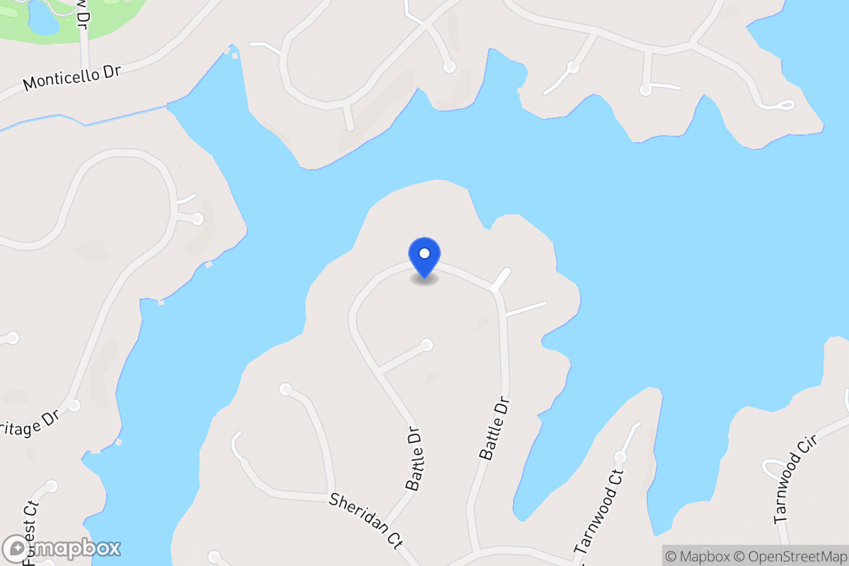 Map of 2413 Battle Dr