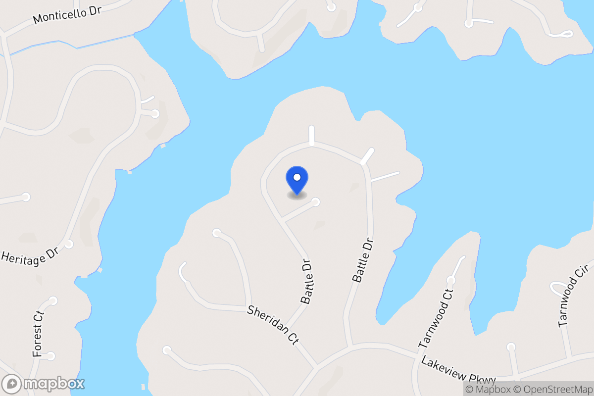 Map of 2420 Burnside Pl