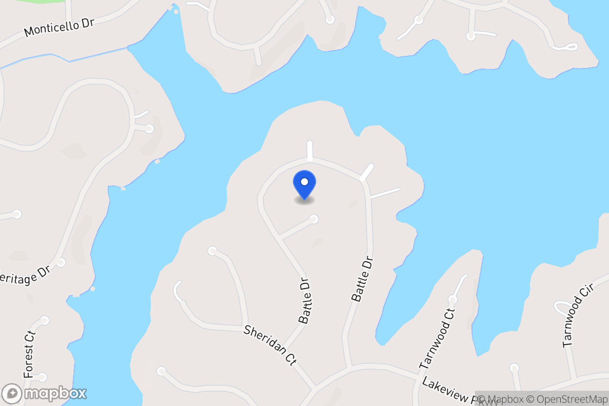 Map of 2421 Burnside Pl