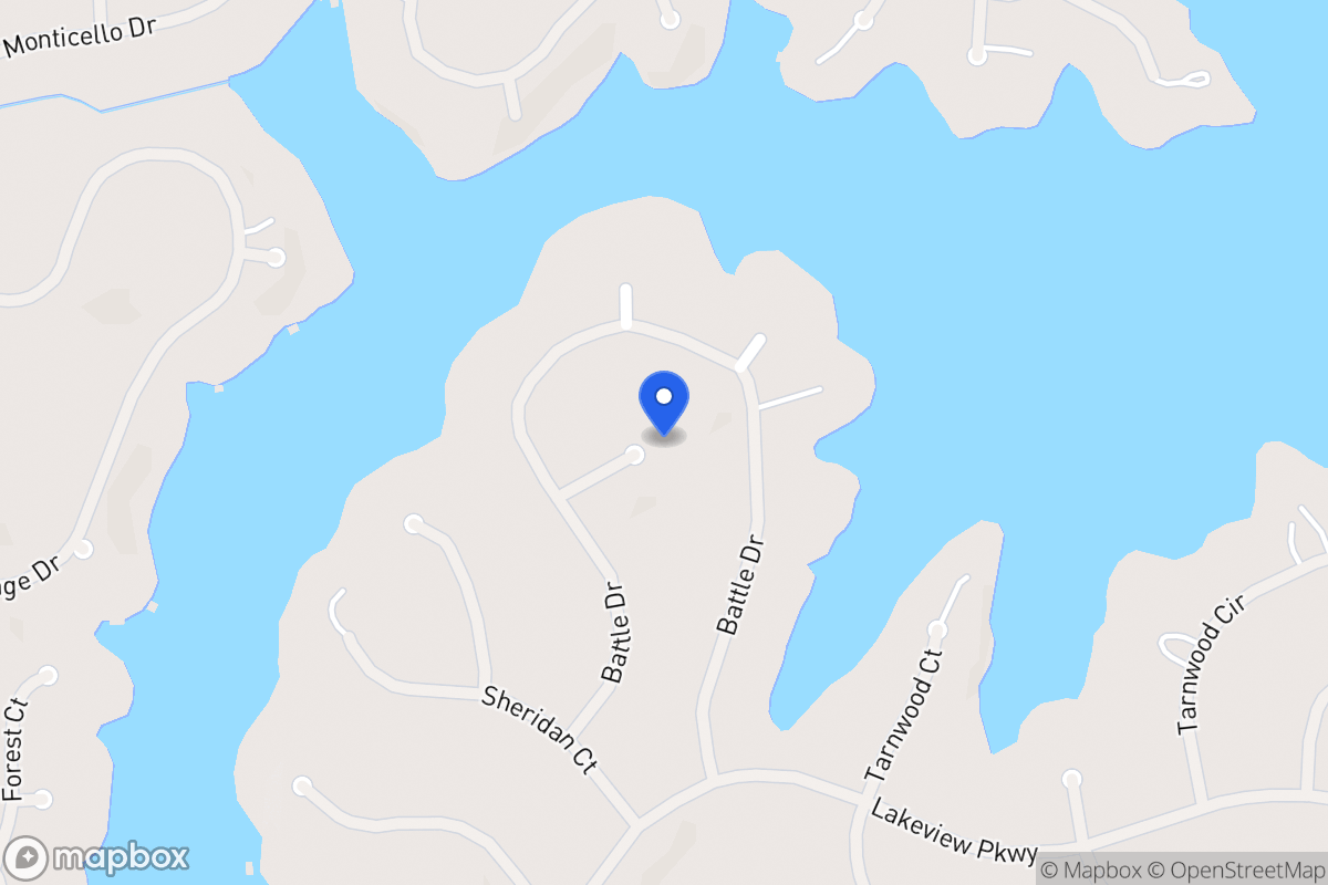 Map of 2422 Burnside Pl