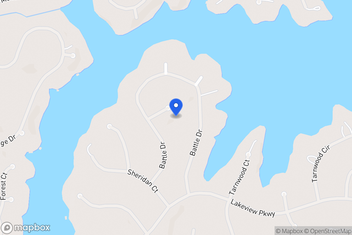 Map of 2424 Burnside Pl