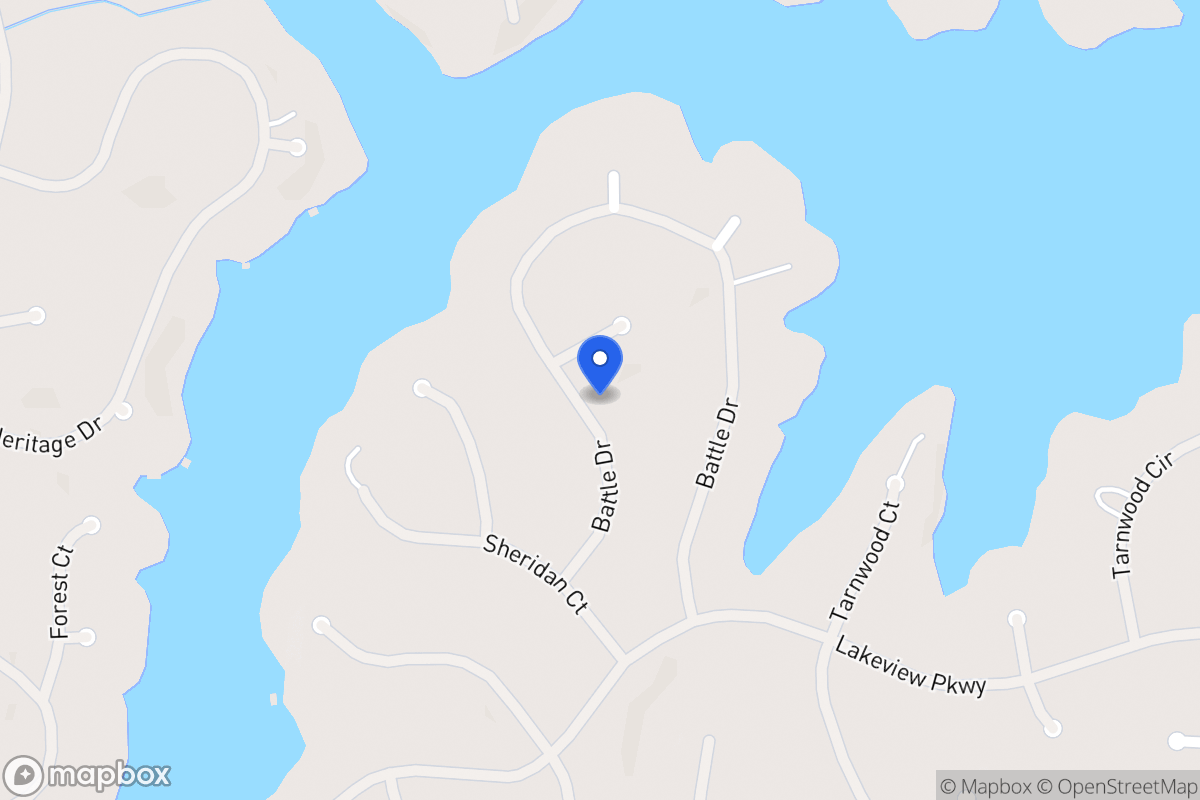 Map of 2427 Battle Dr