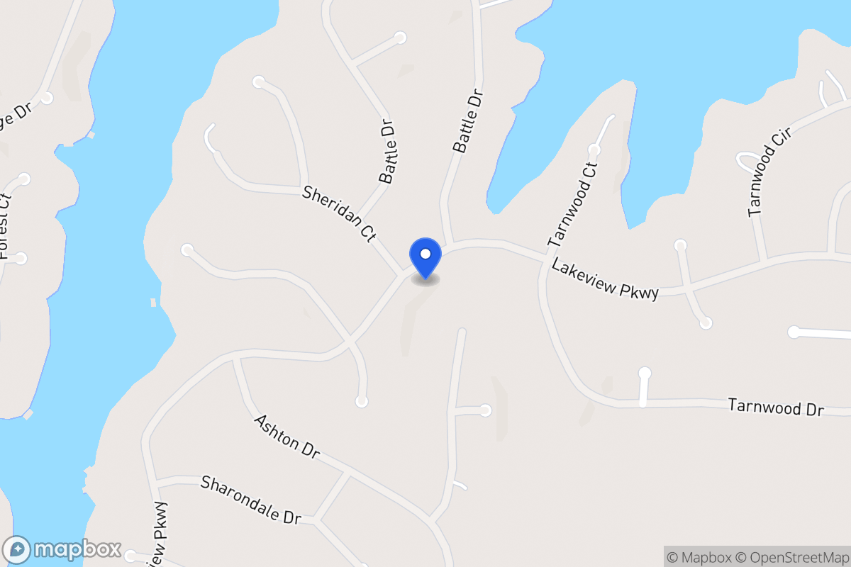 Map of 2436 Lakeview Pkwy