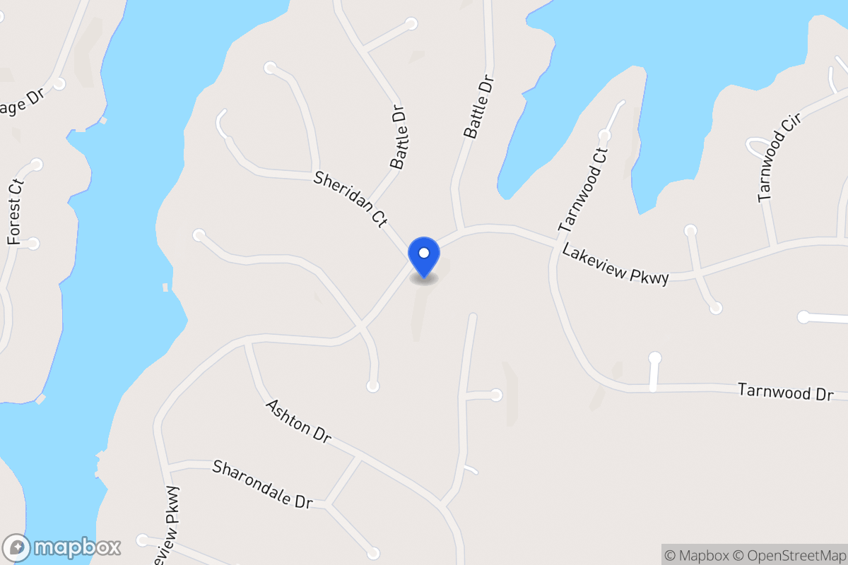 Map of 2437 Lakeview Pkwy
