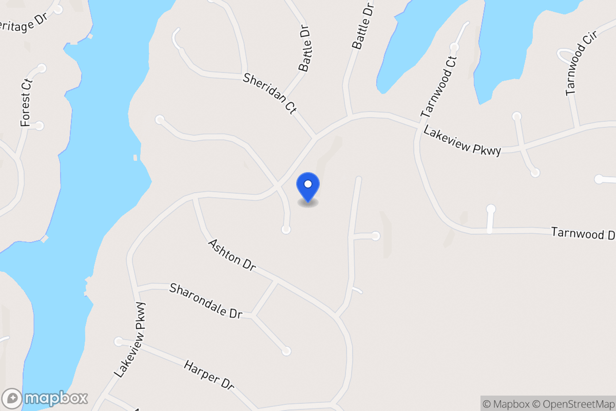 Map of 2441 Waverly Ct