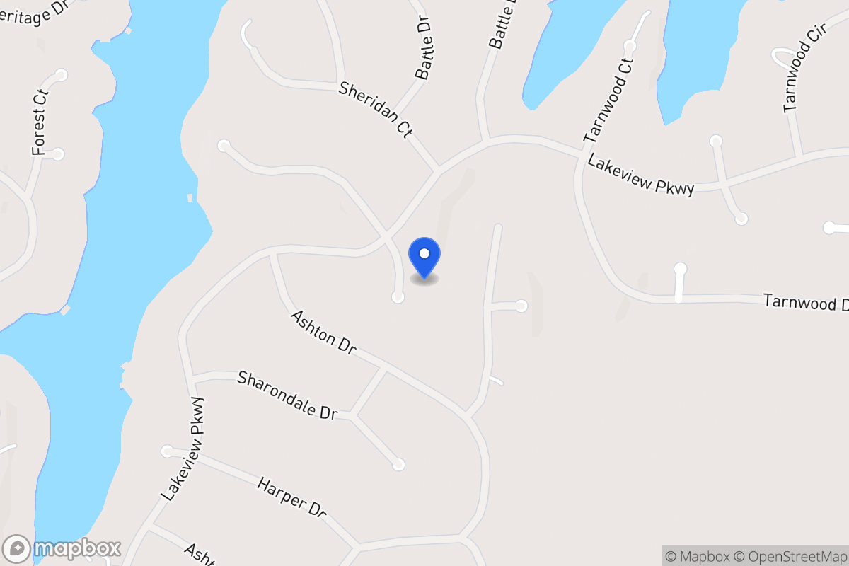 Map of 2442 Waverly Ct