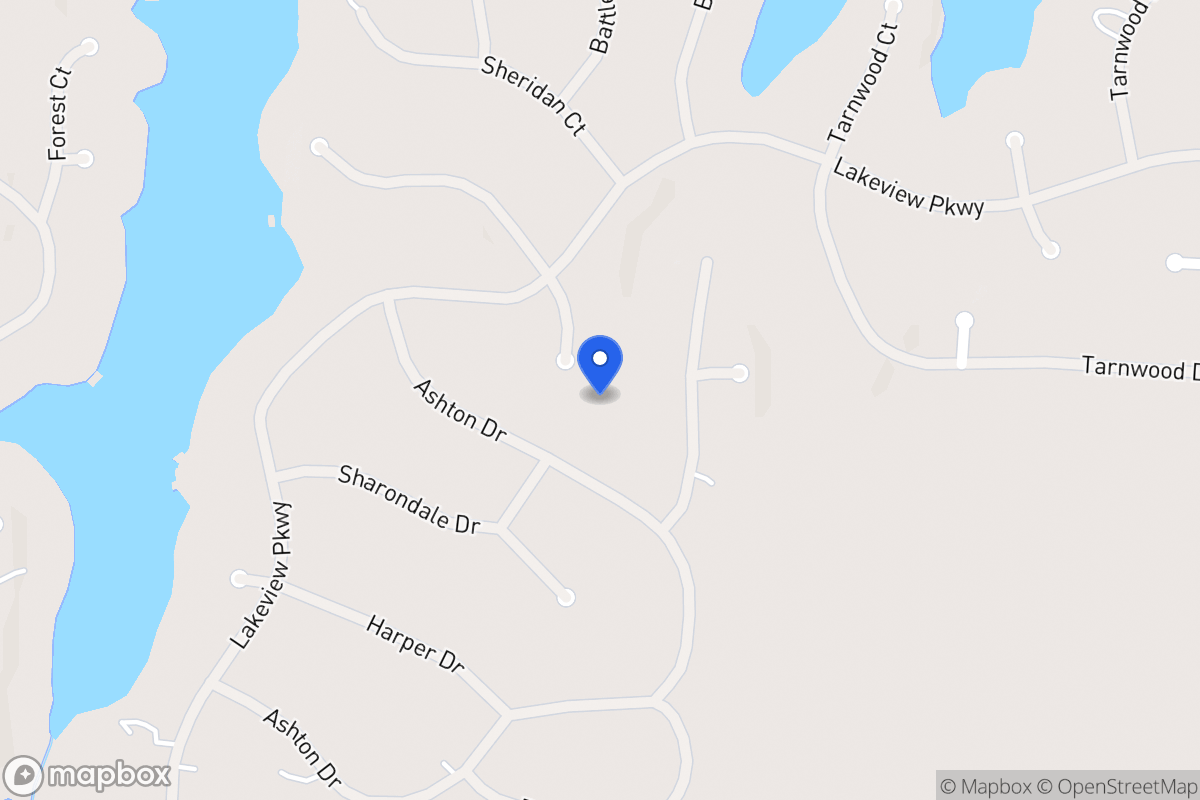 Map of 2444 Waverly Ct