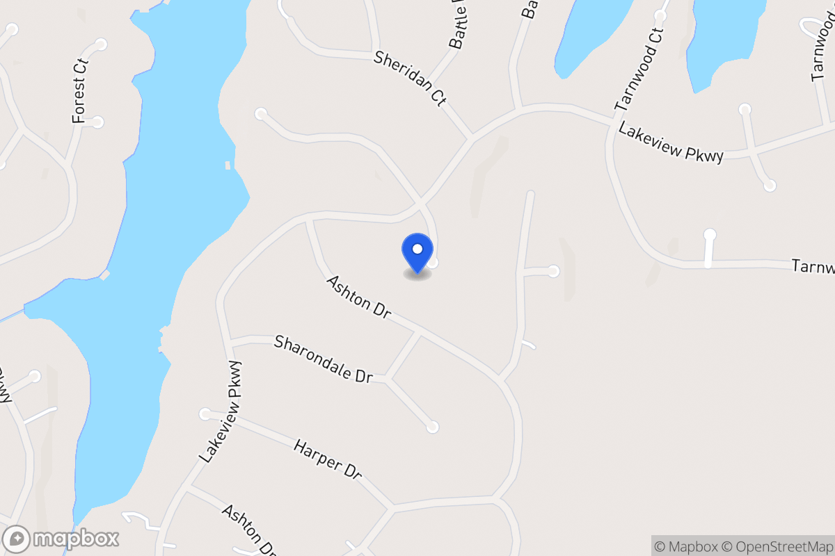 Map of 2446 Waverly Ct