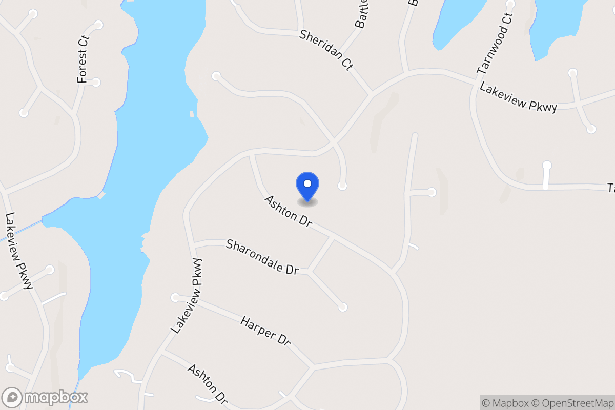 Map of 2456 Ashton Dr