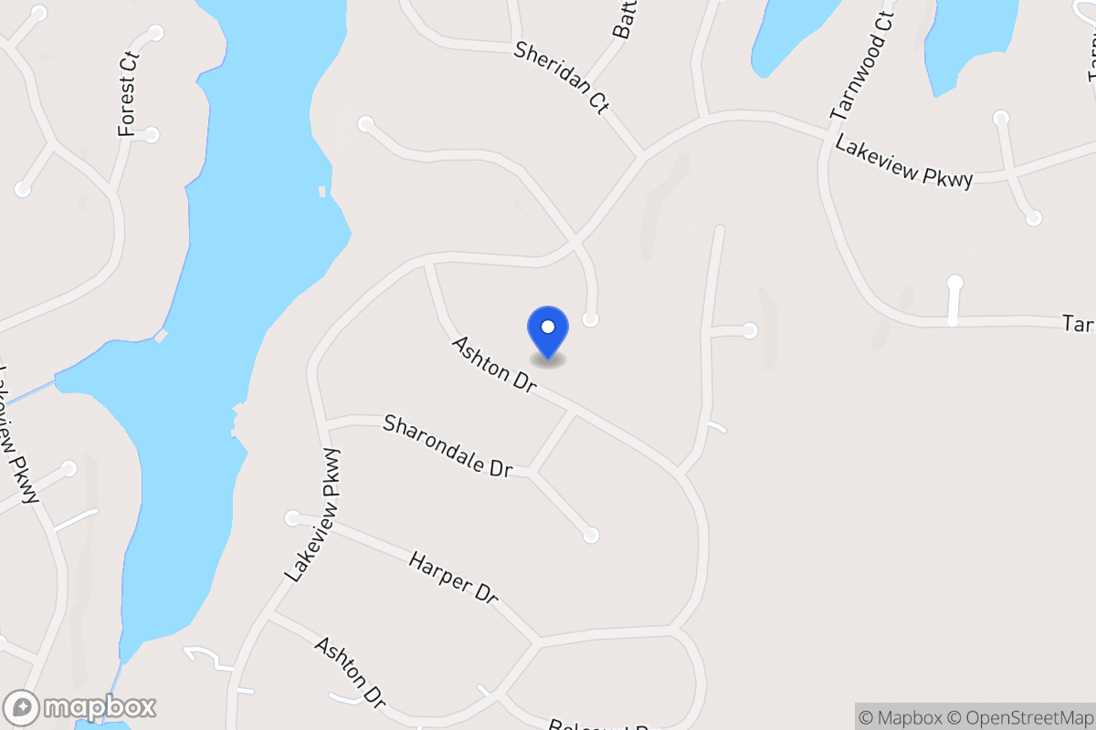 Map of 2457 Ashton Dr