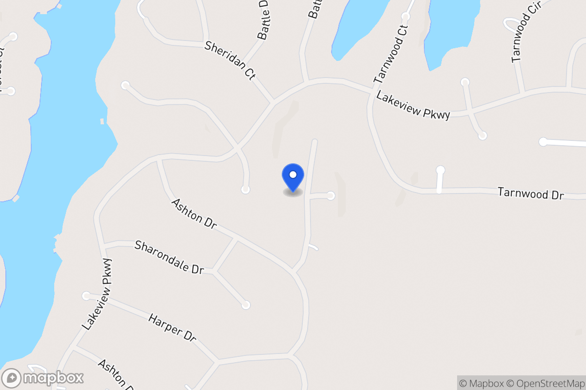 Map of 2462 Briarwood Ct