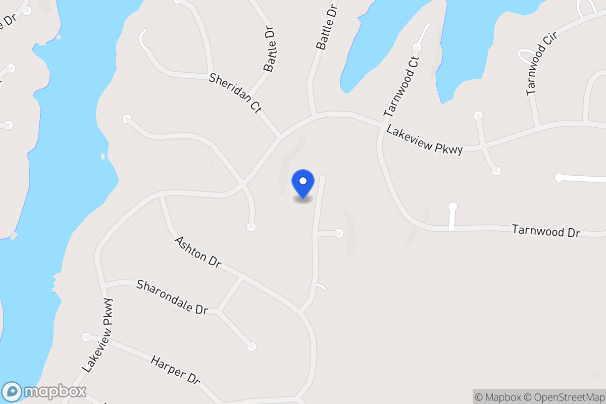 Map of 2464 Briarwood Ct