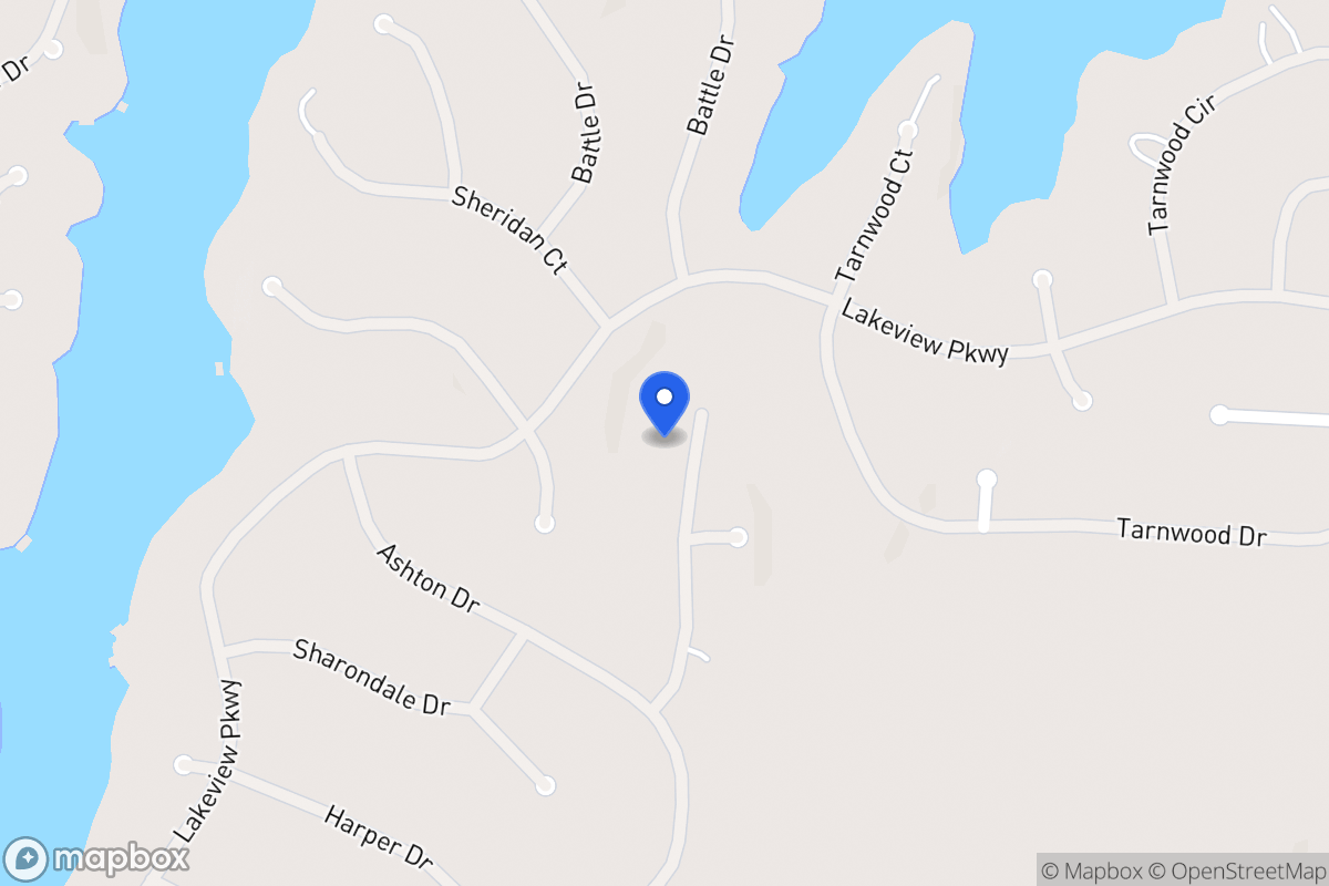 Map of 2465 Briarwood Ct