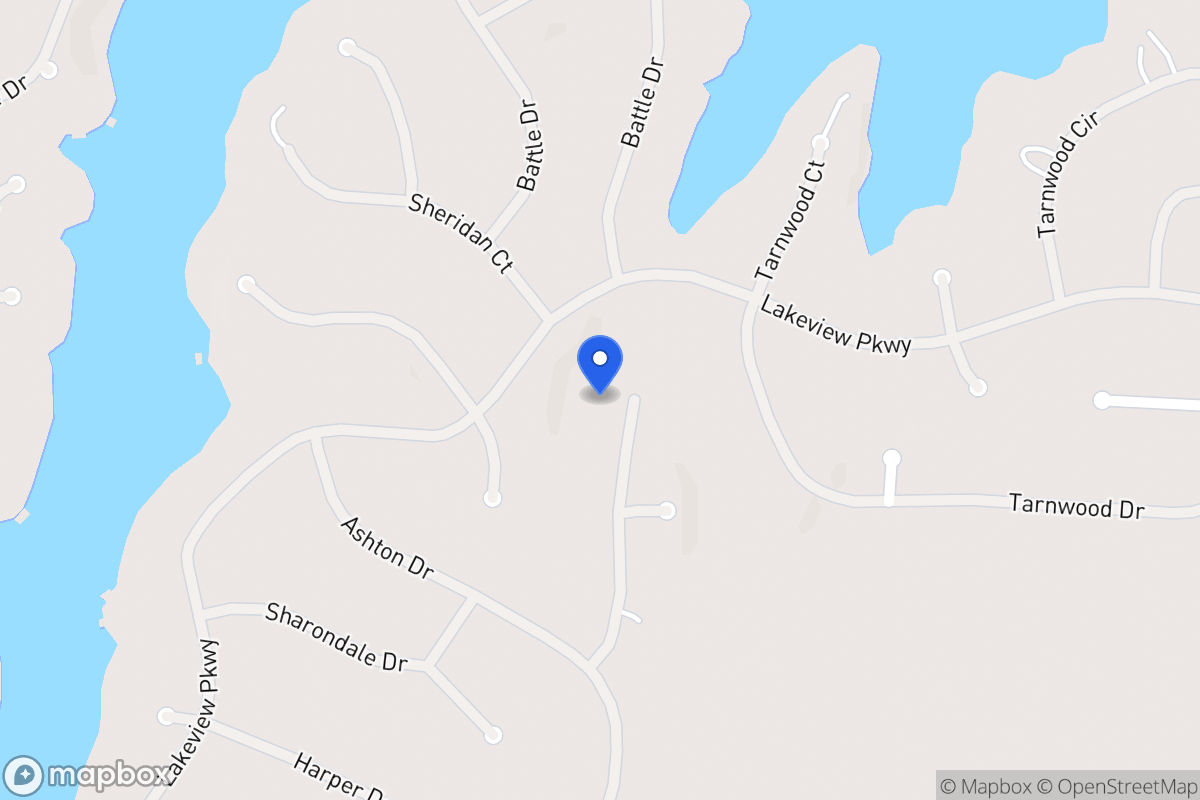 Map of 2466 Briarwood Ct