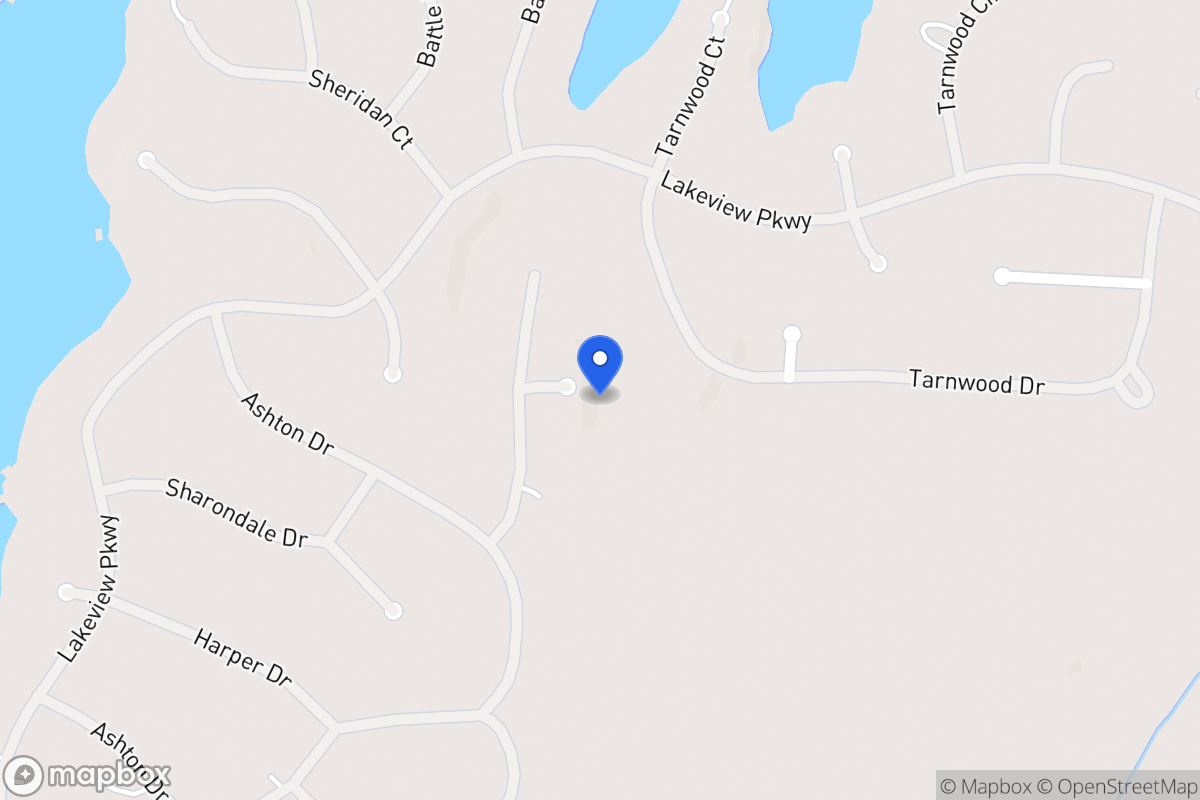 Map of 2476 Cedar Ct
