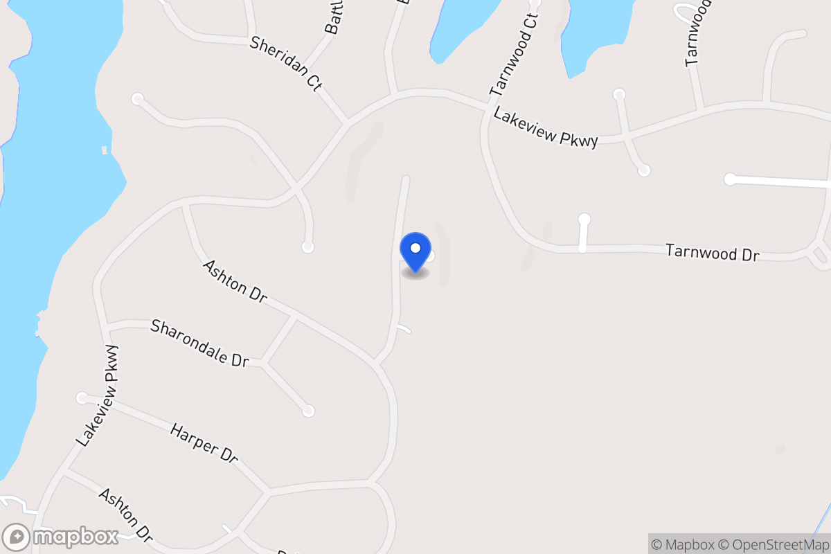 Map of 2477 Briarwood Ct