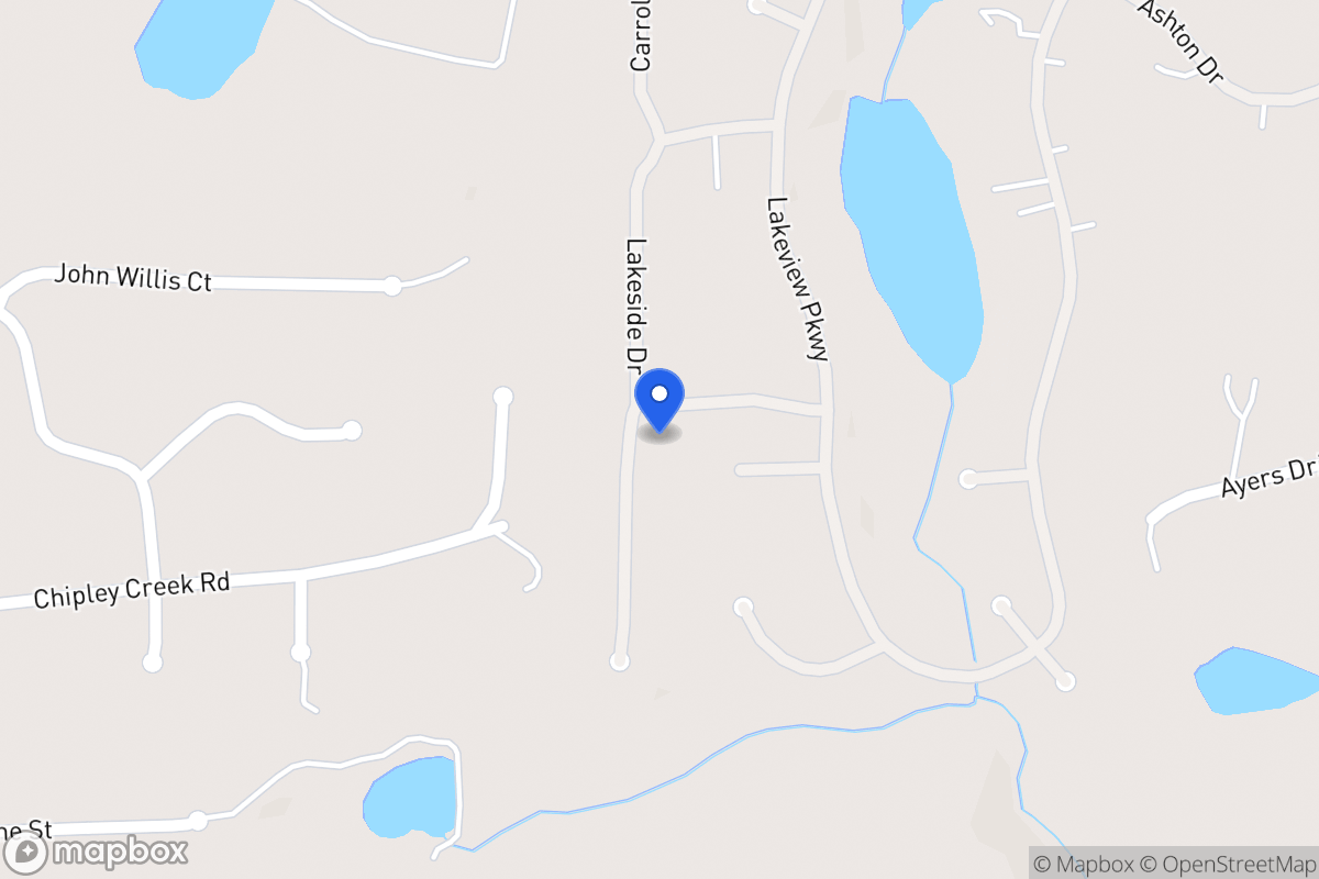 Map of 2478 S Carroll Ct