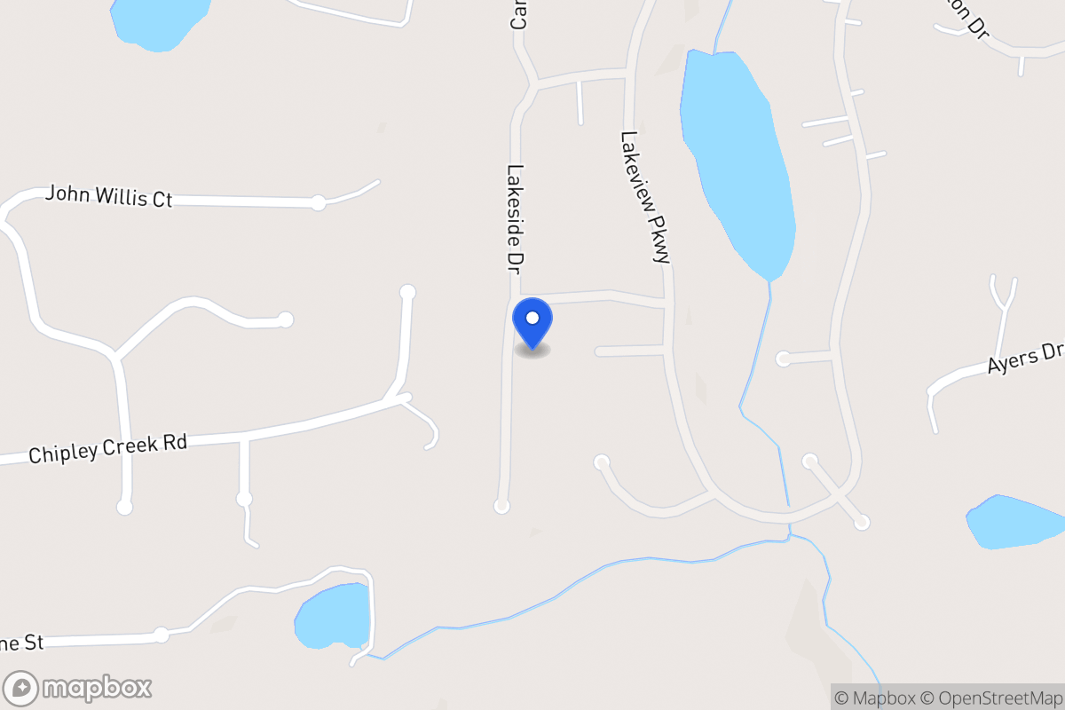 Map of 2479 S Carroll Ct