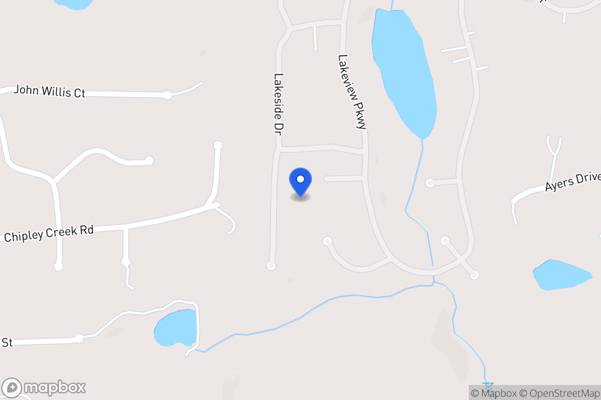 Map of 2480 S Carroll Ct