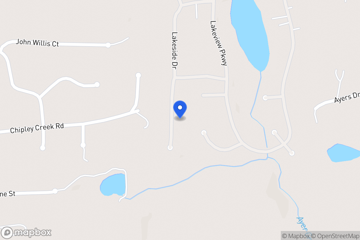 Map of 2482 S Carroll Ct