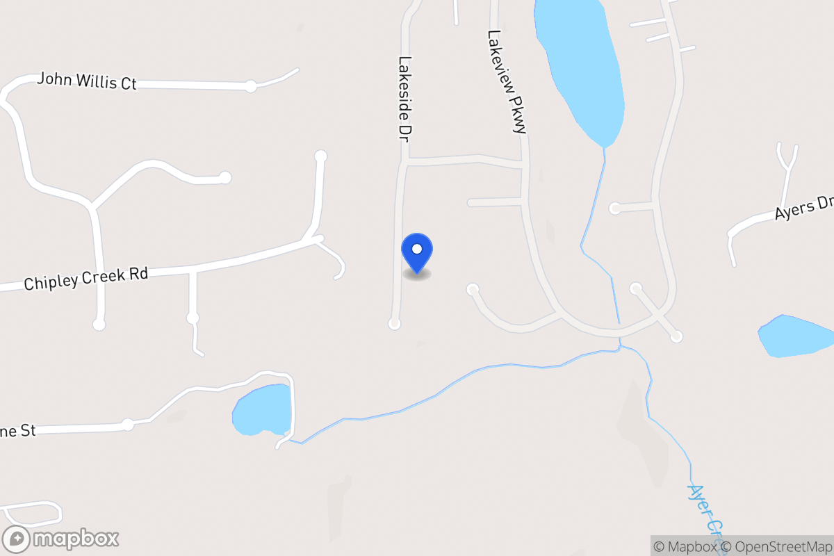 Map of 2483 S Carroll Ct