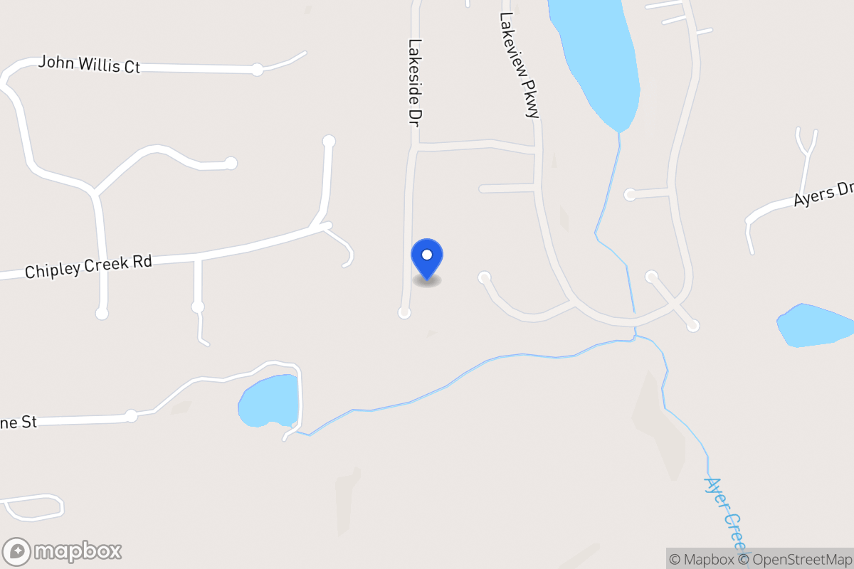 Map of 2484 S Carroll Ct