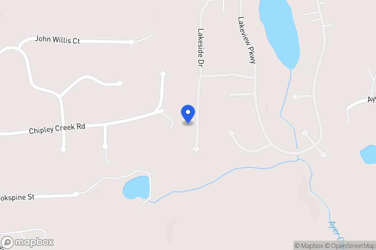 Map of 2492 S Carroll Ct