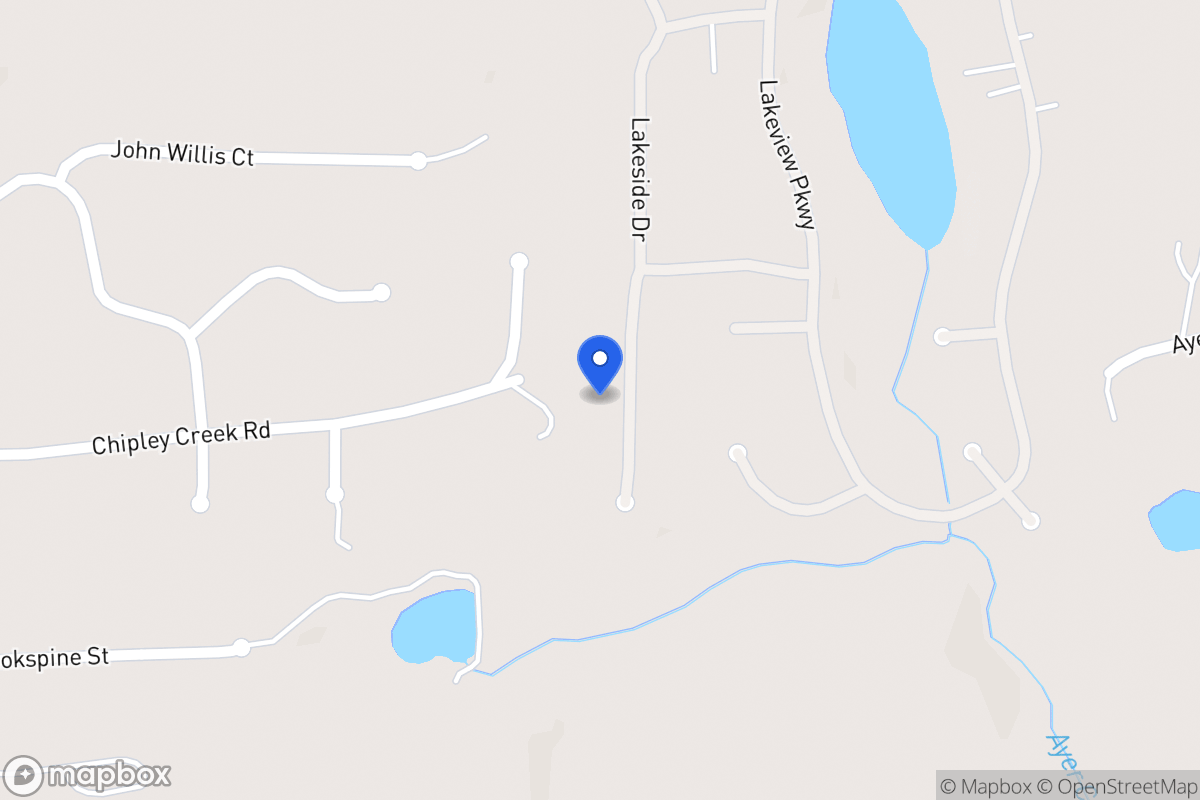 Map of 2493 S Carroll Ct