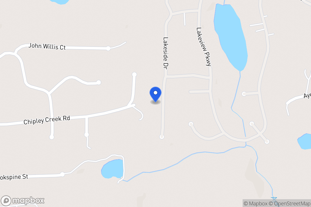 Map of 2494 S Carroll Ct